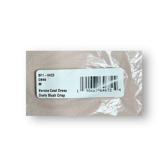 Show Me Your Mumu M Pink Verona Cowl Neck Midi Dress Wedding Guest Bridesmaid - Picture 5 of 9